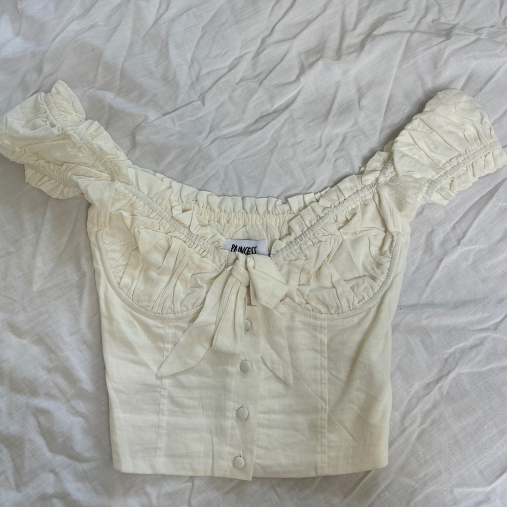 Princess Polly White Blouse Top